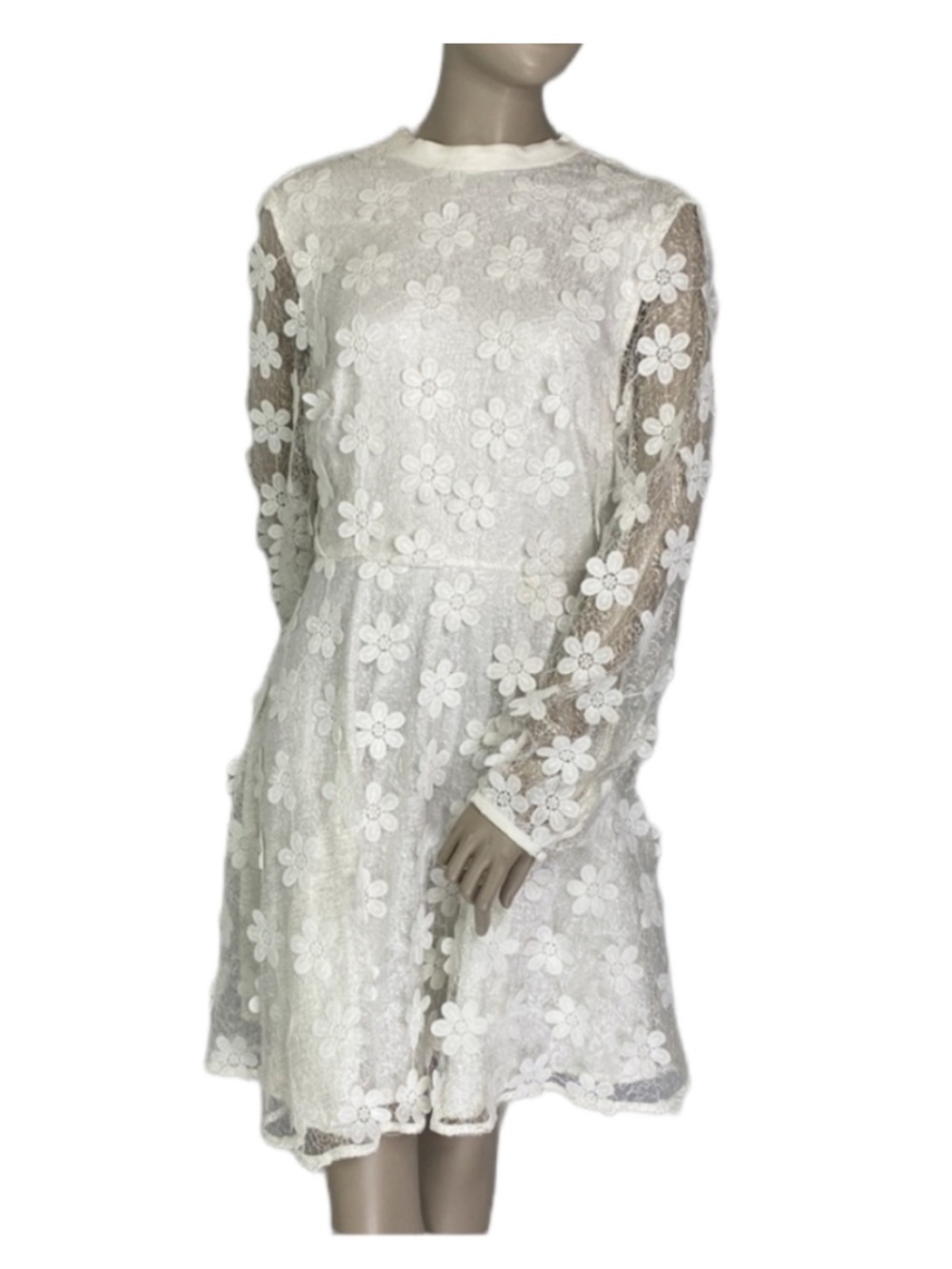 Stevie May 3D Floral Mini Dress w Bow Back